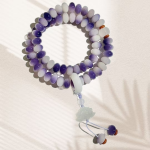 Water · Silver Feather Spring Words Bracelet